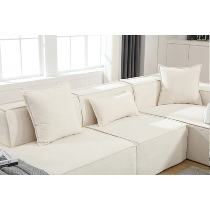 Customizable L-Shaped Modular Sofa Sectional for Modern Living Spaces - Groovy Boardz