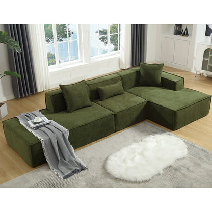 Customizable L-Shaped Modular Sofa Sectional for Modern Living Spaces - Groovy Boardz