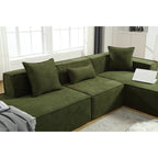 Customizable L-Shaped Modular Sofa Sectional for Modern Living Spaces - Groovy Boardz