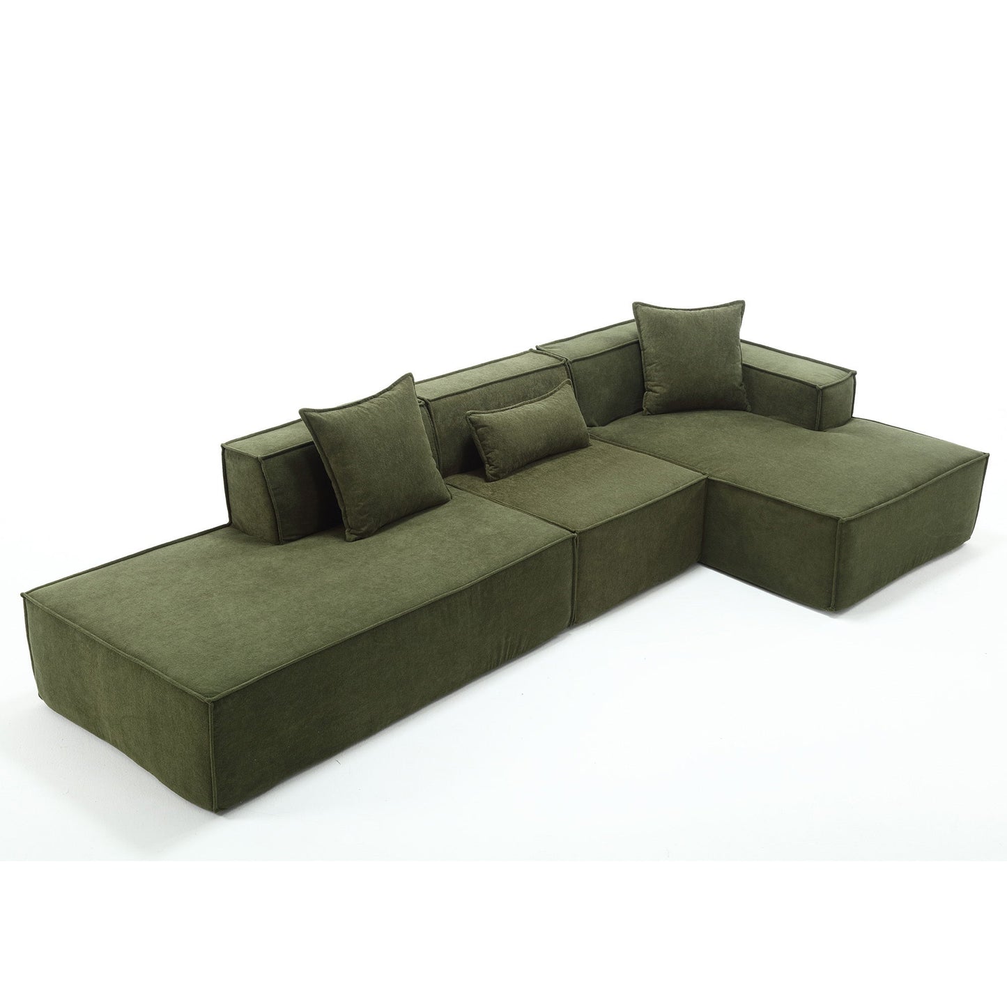 Customizable L-Shaped Modular Sofa Sectional for Modern Living Spaces - Groovy Boardz