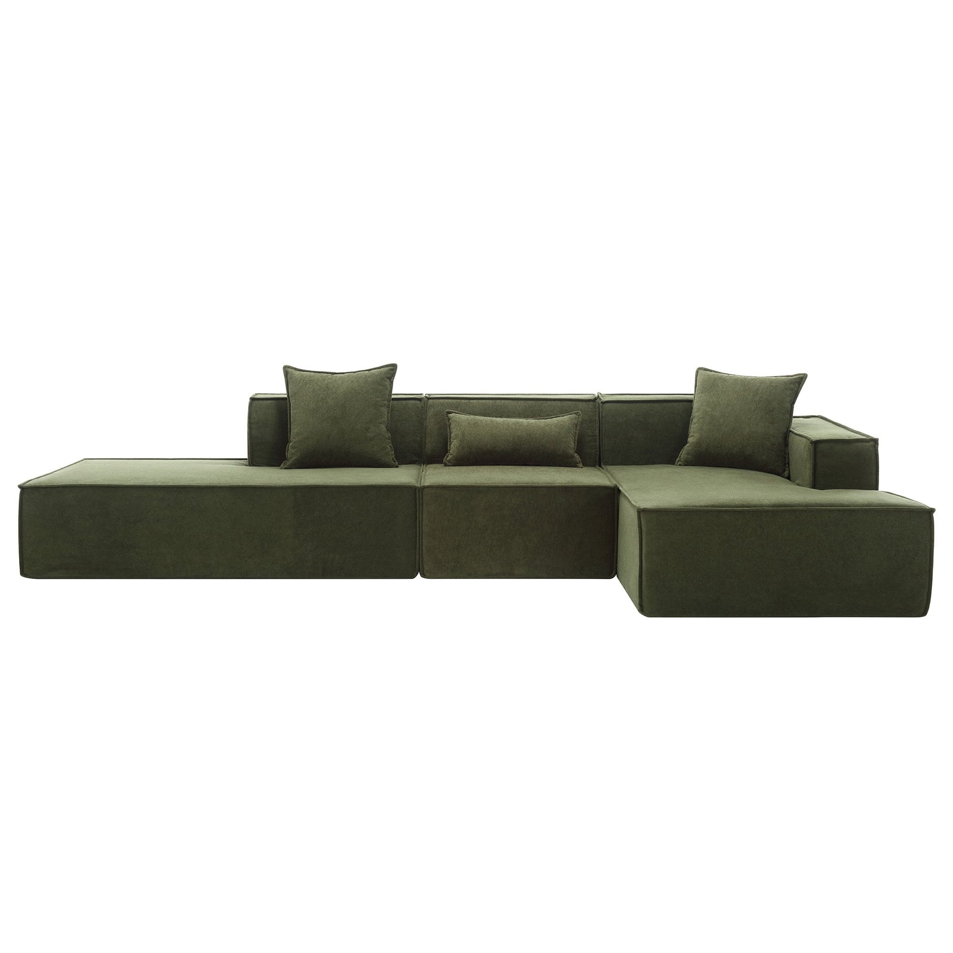 Customizable L-Shaped Modular Sofa Sectional for Modern Living Spaces - Groovy Boardz