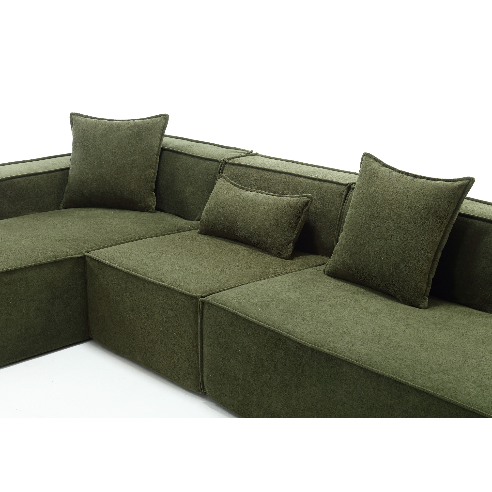 Customizable L-Shaped Modular Sofa Sectional for Modern Living Spaces - Groovy Boardz