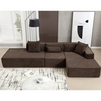 Customizable L-Shaped Modular Sofa Sectional for Modern Living Spaces - Groovy Boardz