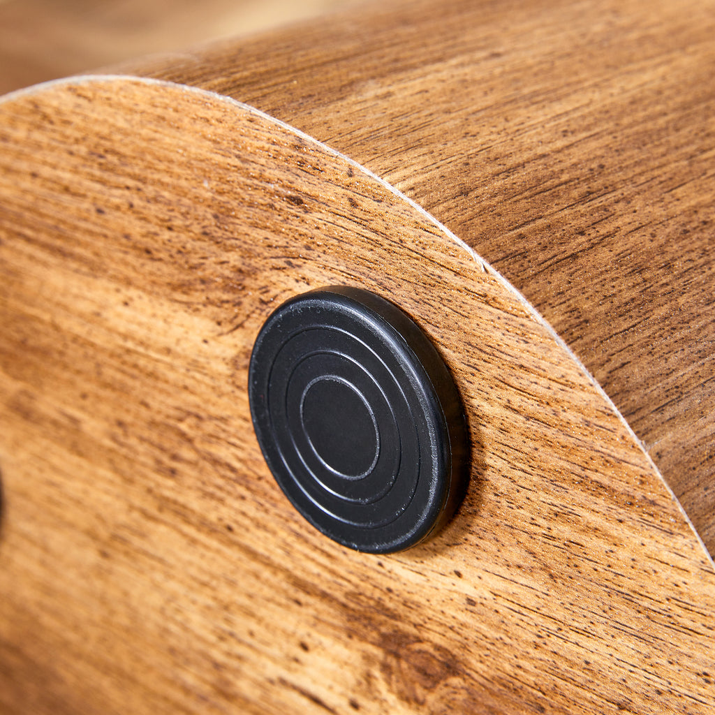 The cylindrical table with its patterned design can be easily integrated into a variety of interior styles, from coffee tables to small dining tables, workbenches.W1151P200296