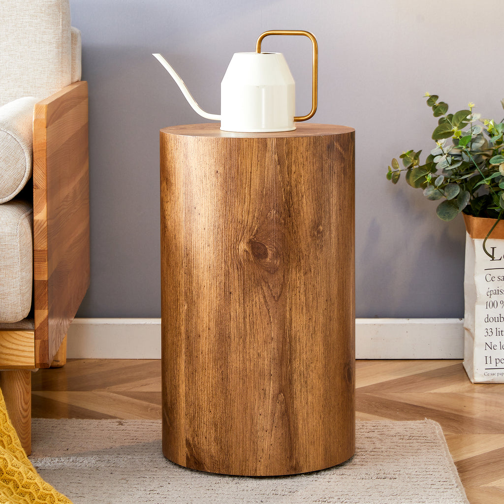 The cylindrical table with its patterned design can be easily integrated into a variety of interior styles, from coffee tables to small dining tables, workbenches.W1151P200296