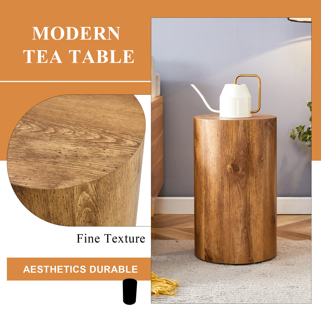 The cylindrical table with its patterned design can be easily integrated into a variety of interior styles, from coffee tables to small dining tables, workbenches.W1151P200296