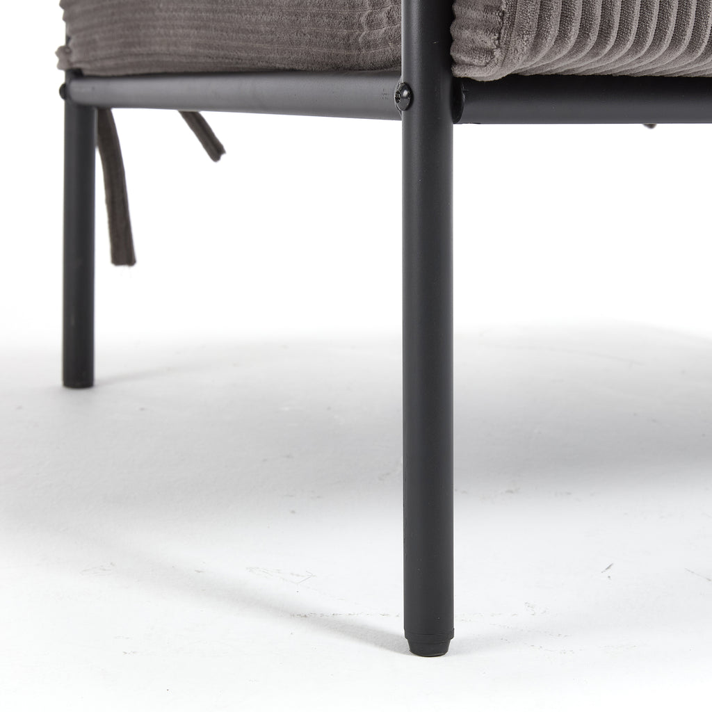 TS Modern decorative chair, living room side chair with gold metal legs, no wheels, suitable for dressing area, reception room, office,Teddy fleece upholstered metal foot sofa 1PC DARK GREY Accent Chair