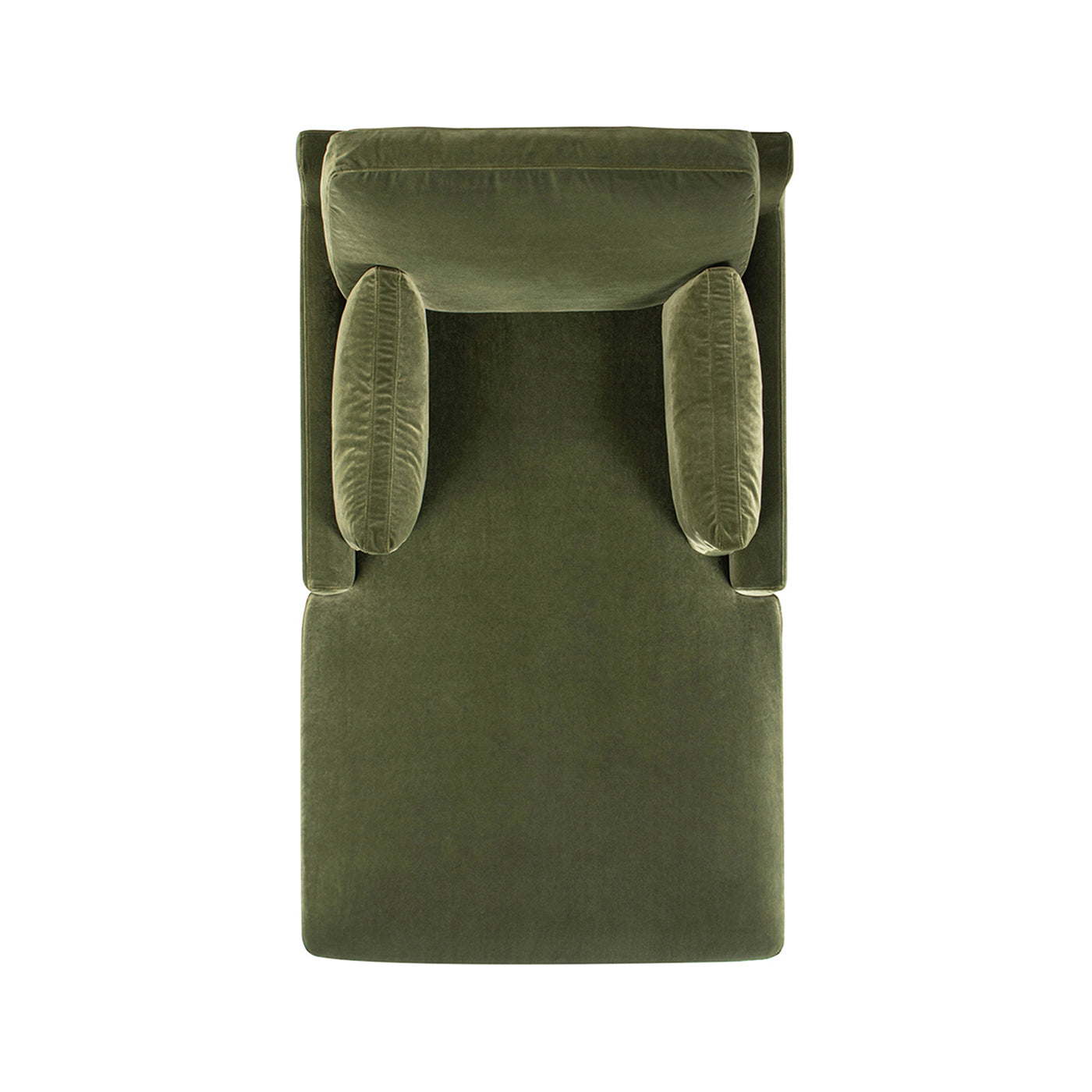 Pasadena Modern Farmhouse Chaise Lounge Chair, Olive Green