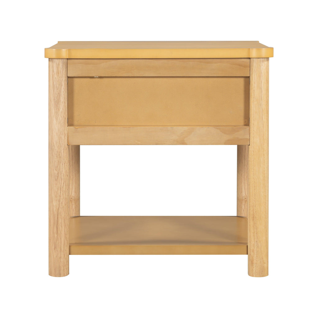 Modern Farmhouse Nightstands Set of 2 with Drawer.