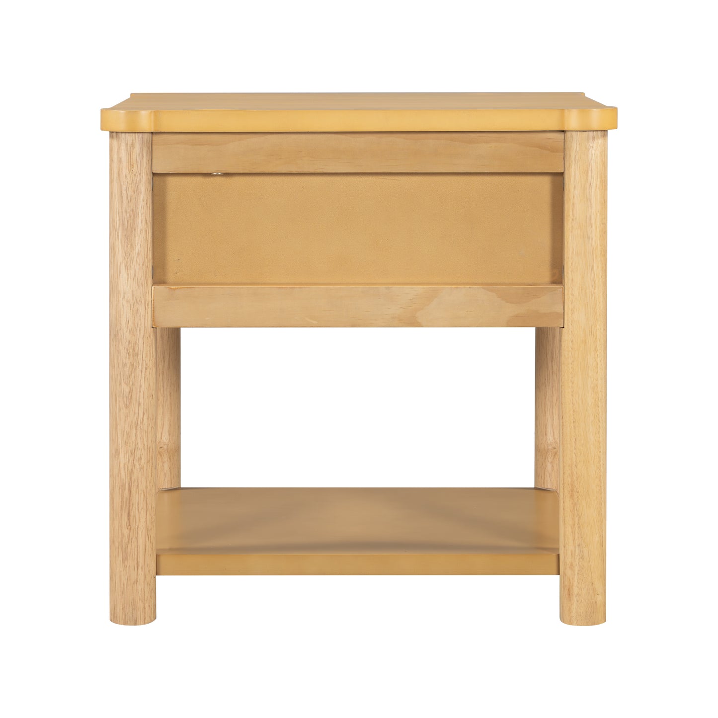 Wood Nightstand,Modern Nightstands with Drawer, Farmhouse Bedside Table for Bedroom Living Room ,MP2(set of 2) Natural&Beige Color Nightstands