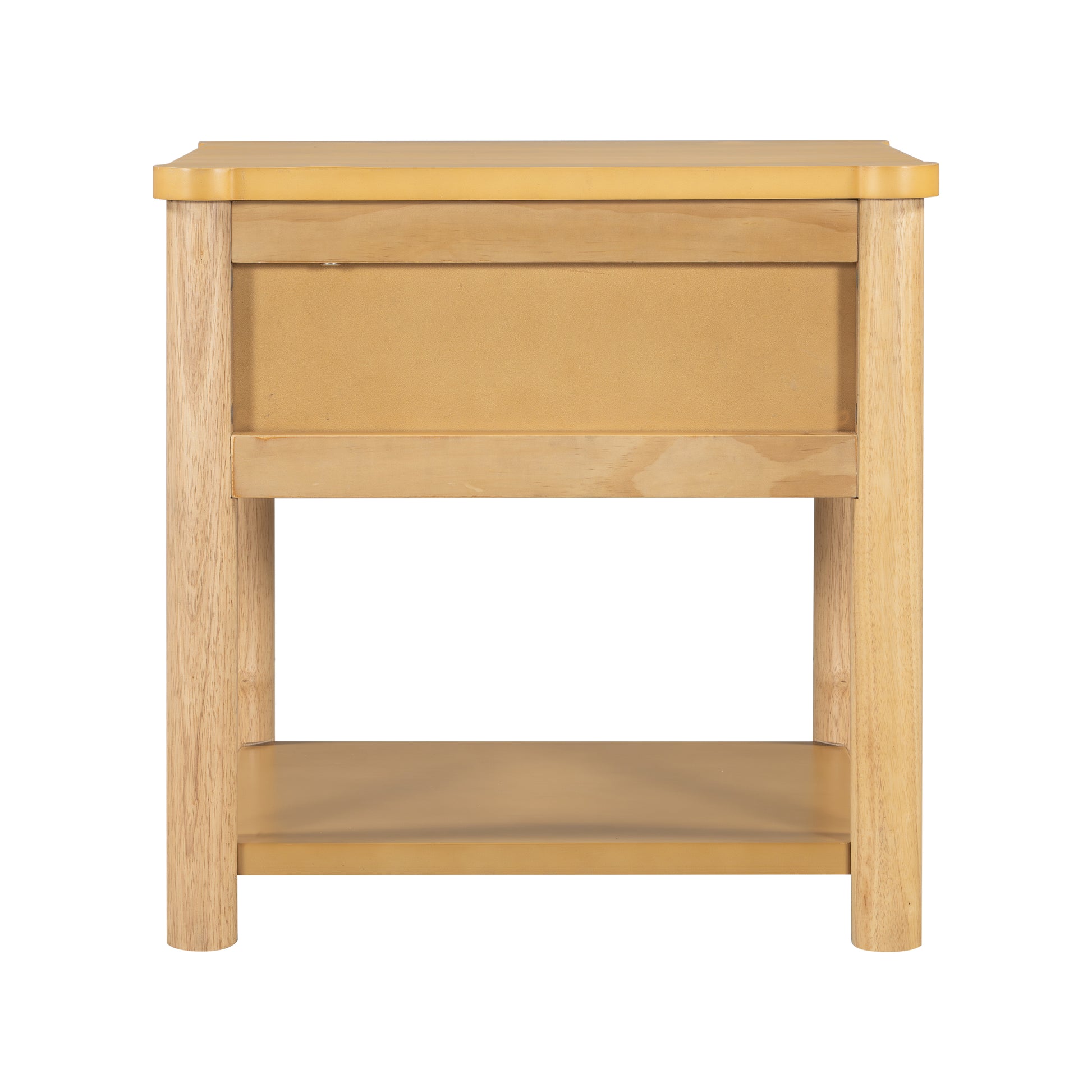 Wood Nightstand,Modern Nightstands with Drawer, Farmhouse Bedside Table for Bedroom Living Room ,MP2(set of 2) Natural&Beige Color Nightstands