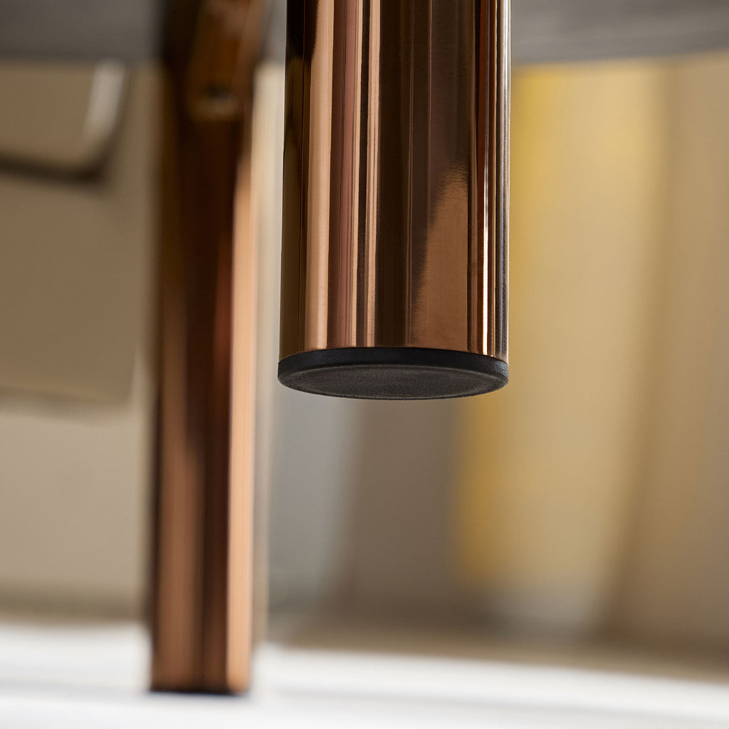 Faux Marble Coffee Tables Accent Tea Tables with Gold Metal Foot for Living Room Home Office