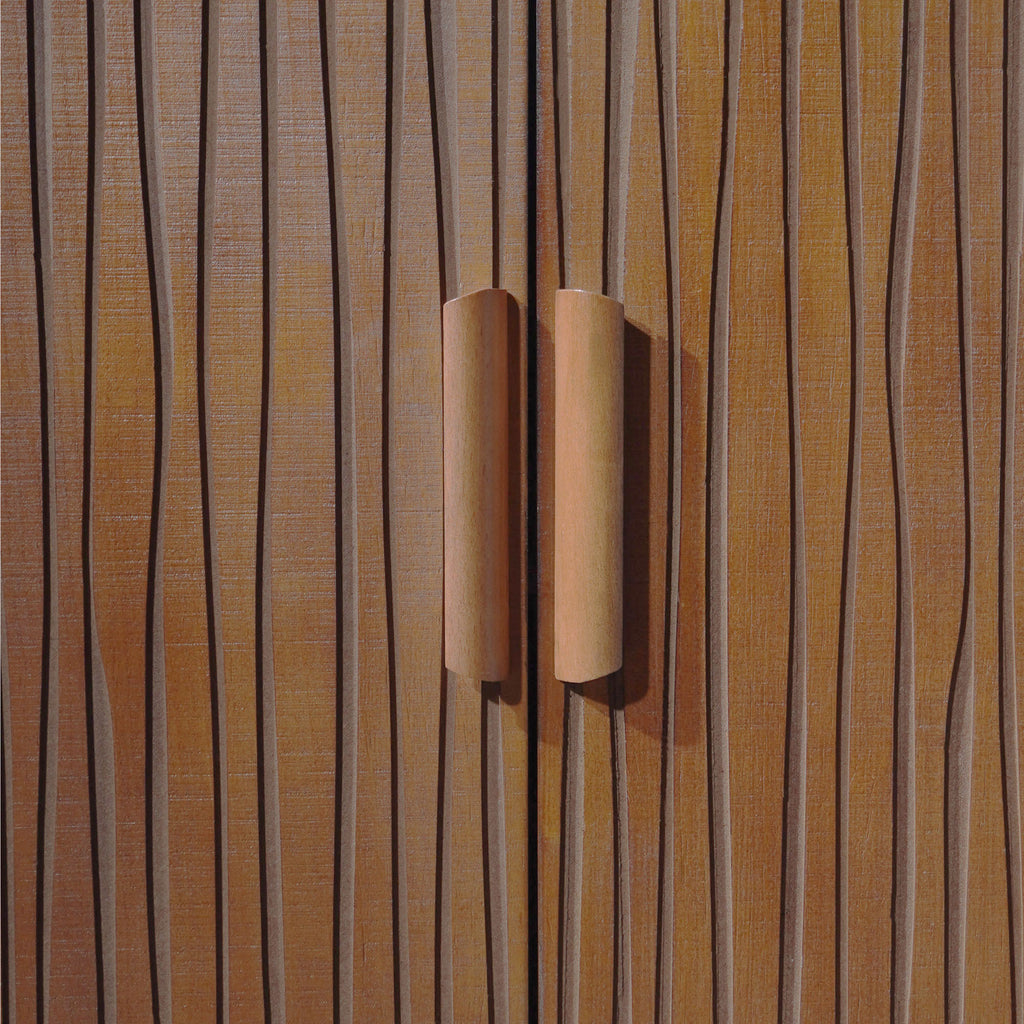 Accent Storage Cabinet, Modern Accent Buffet Cabinet with Adjustable Shelves, Freestanding Sideboard with Four Doors, Accent Cabinet with 4 Doors for Hallway Entryway Living Room