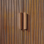 Accent Storage Cabinet, Modern Accent Buffet Cabinet with Adjustable Shelves, Freestanding Sideboard with Four Doors, Accent Cabinet with 4 Doors for Hallway Entryway Living Room