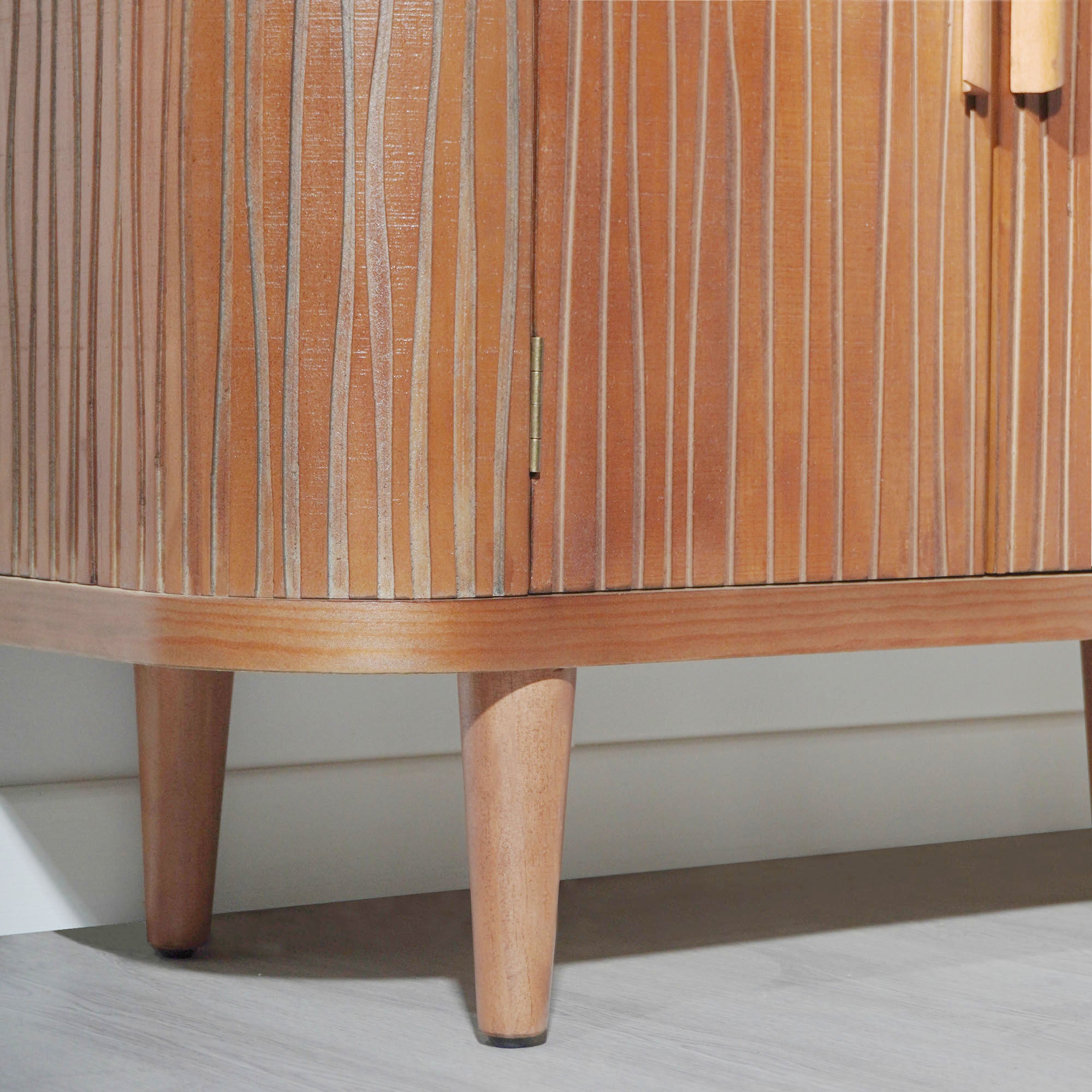 Accent Storage Cabinet, Modern Accent Buffet Cabinet with Adjustable Shelves, Freestanding Sideboard with Four Doors, Accent Cabinet with 4 Doors for Hallway Entryway Living Room