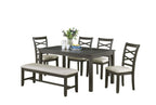 6 Pieces Dining Set Dining Table Set