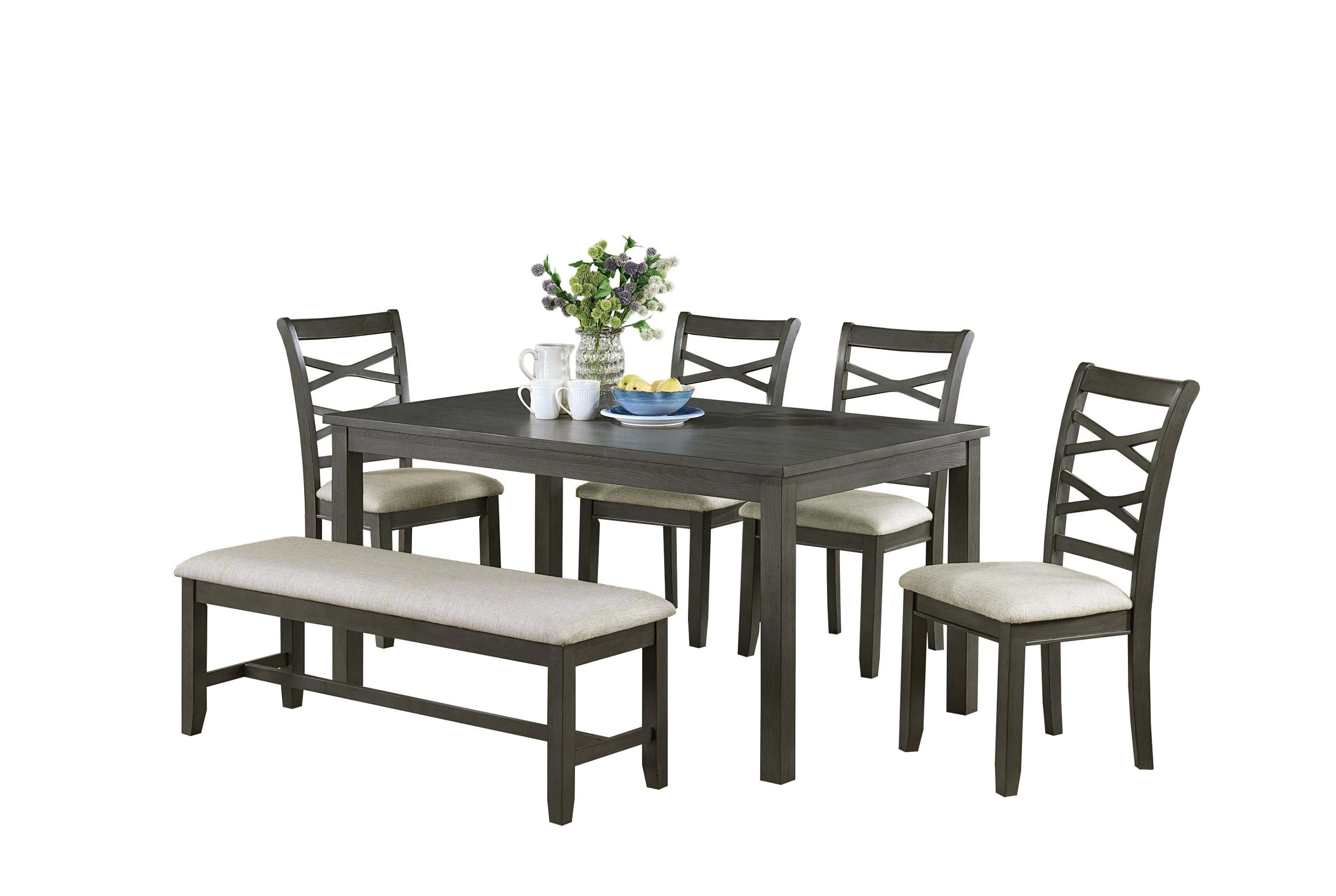 6 Pieces Dining Set Dining Table Set
