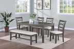 6 Pieces Dining Set Dining Table Set