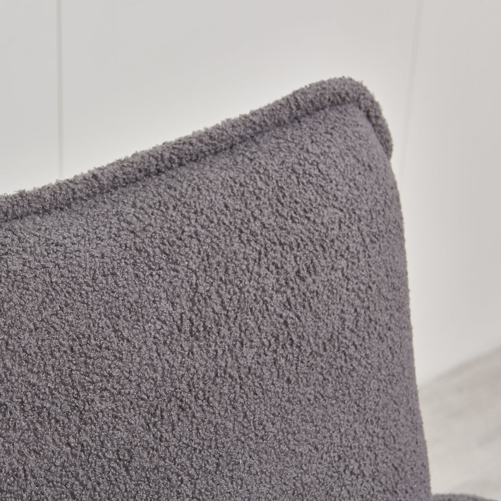 Modern Sherpa Upholstered Accent Chair,  Comfortable Living Room Armchair, Lounge chair for Bedroom, and Office – Stylish and Ergonomic Design