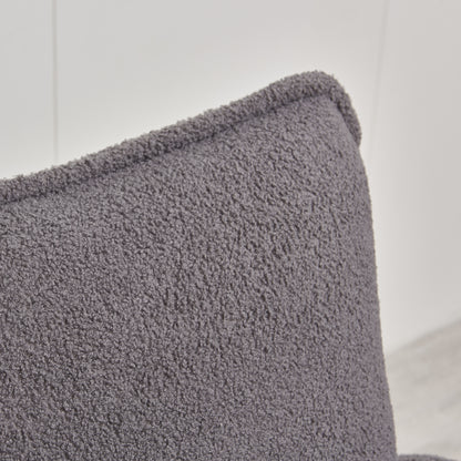 Modern Sherpa Upholstered Accent Chair,  Comfortable Living Room Armchair, Lounge chair for Bedroom, and Office – Stylish and Ergonomic Design