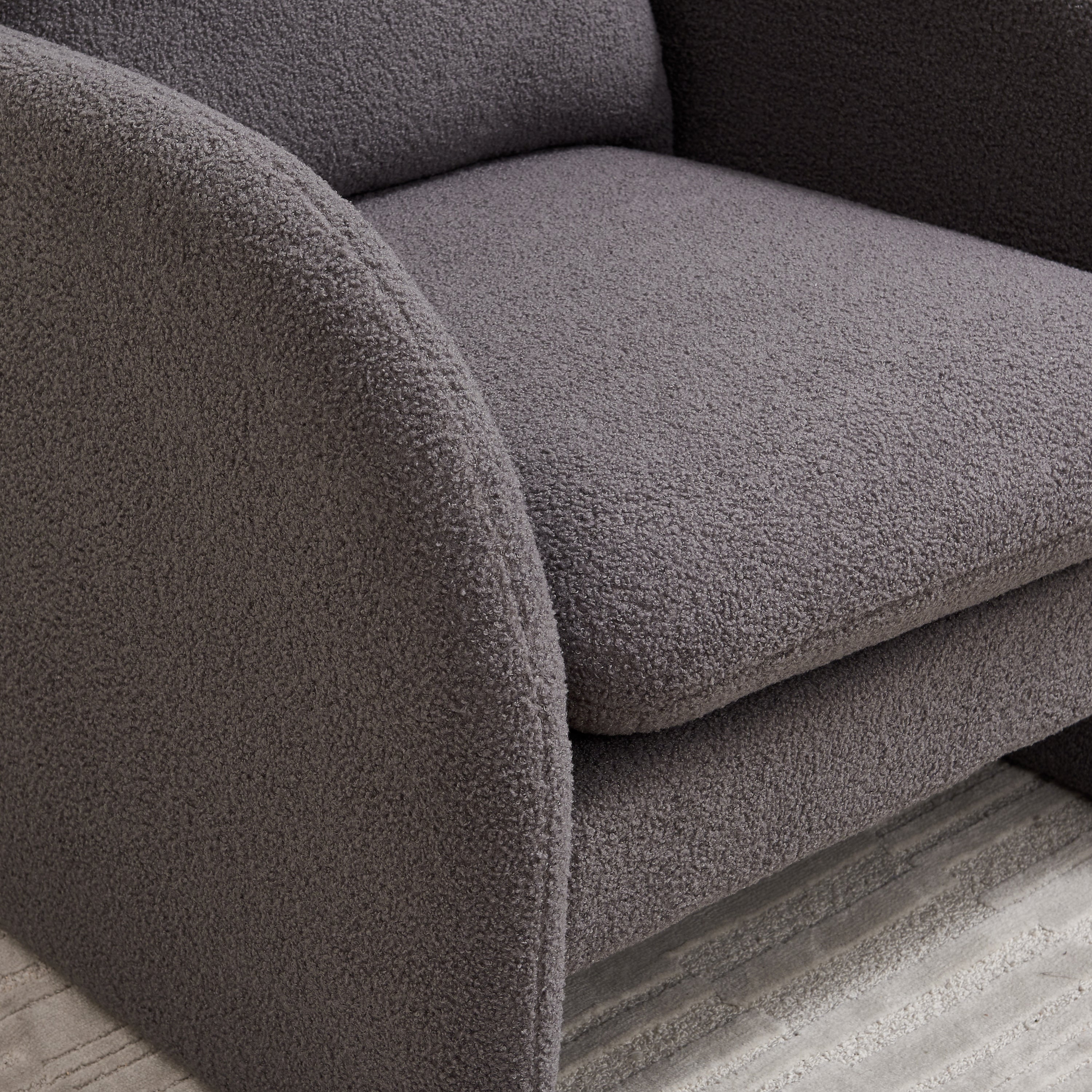 Modern Sherpa Upholstered Accent Chair,  Comfortable Living Room Armchair, Lounge chair for Bedroom, and Office – Stylish and Ergonomic Design