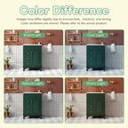 24' Bathroom Vanity with Ceramic Sink, Small Bathroom Sink Cabinet, Modern Cabinet with 2 Drawers and Adjustable Shelf