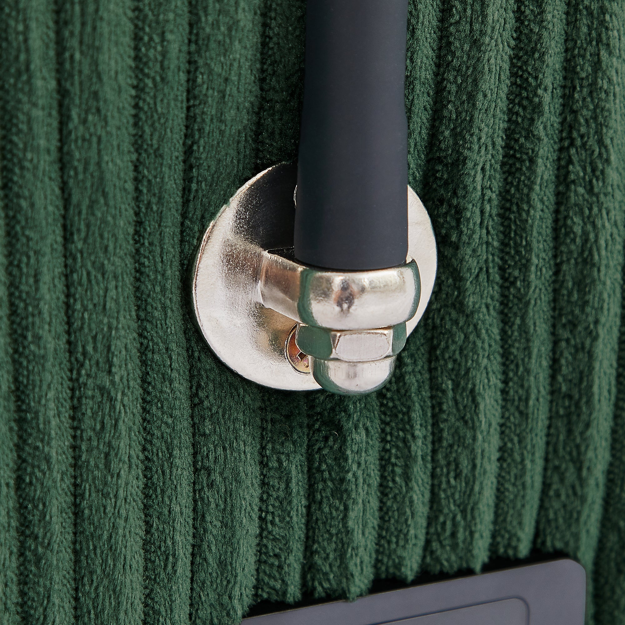 41.7 Modern Style Single Sofa Sofa Couch with Storage Space, A Movable Ottoman, Two USB Ports, Two Cup Holders, A Phone Holder for Living Room, Green