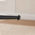 Modern Velvet Upholstered Armless Chair with Black Metal Legs for Living Room, Bedroom, Office, Green