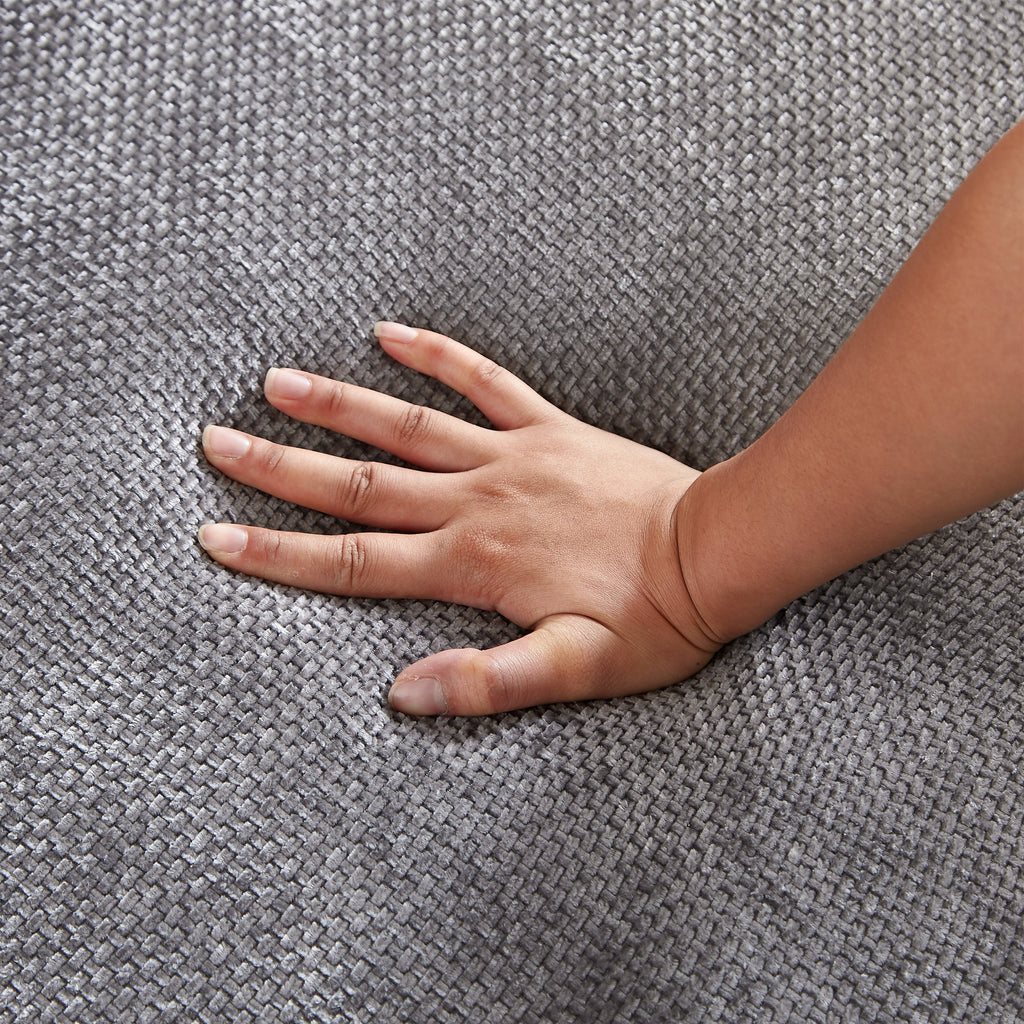 55''L Chenille Foam Single Swivel Chair, Fluffy Modern Sleeper, 360 Degree Swivel Chair for Living Room, Bedroom, Lounge and Projection Room - Groovy Boardz