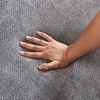 55''L Chenille Foam Single Swivel Chair, Fluffy Modern Sleeper, 360 Degree Swivel Chair for Living Room, Bedroom, Lounge and Projection Room - Groovy Boardz