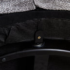 55''L Chenille Foam Single Swivel Chair, Fluffy Modern Sleeper, 360 Degree Swivel Chair for Living Room, Bedroom, Lounge and Projection Room - Groovy Boardz