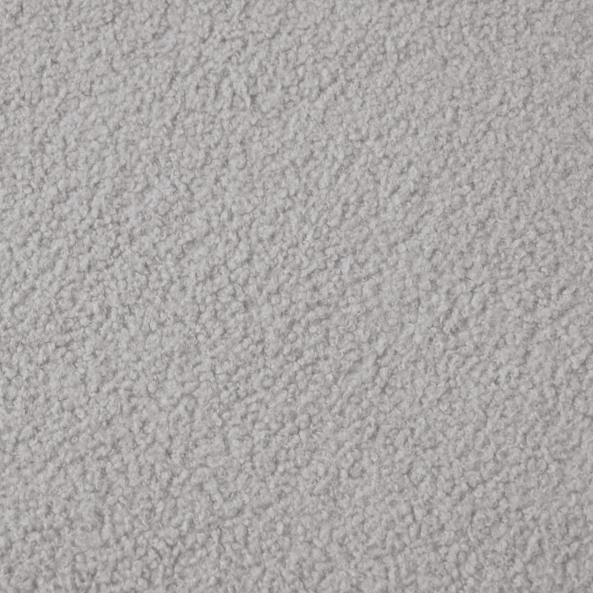 66.93 Inch Curved Loveseat Grey Full Compression Sponge Sofa, Teddy Velvet Fabric, No-Assembly Compact Sofa for Small Spaces & Apartments, 350 lbs Capacity