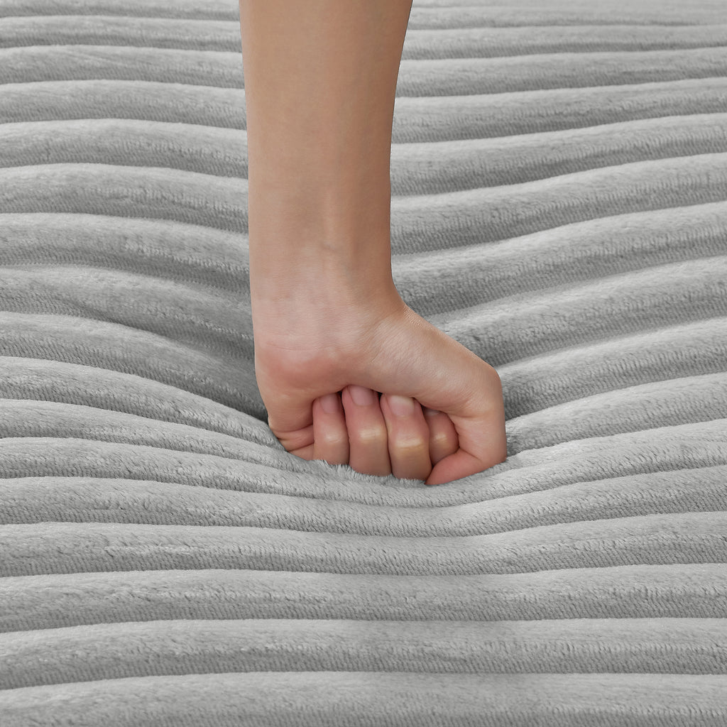 129 Oversized Sectional Sofa U-shaped Sofa Couch Modern Sofa Upholstered in Soft Corduroy with a Chaise Lounge for Living Room, Grey