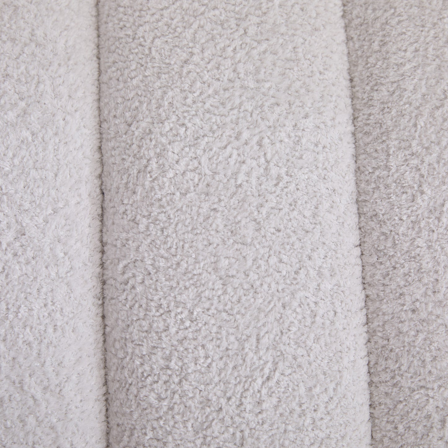 Modern Upholstered Armless Bed Bench, Channel Tufted Couch Daybed Chaise, Ivory Chenille, 69.7' Wide