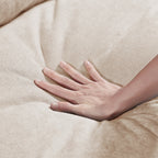 U_Style Modern Large L-Shape Feather Filled Sectional Sofa, Convertible Sofa Couch with Reversible Chaise for Living Room