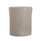 Modern Light Grey Concrete Round Side Table.