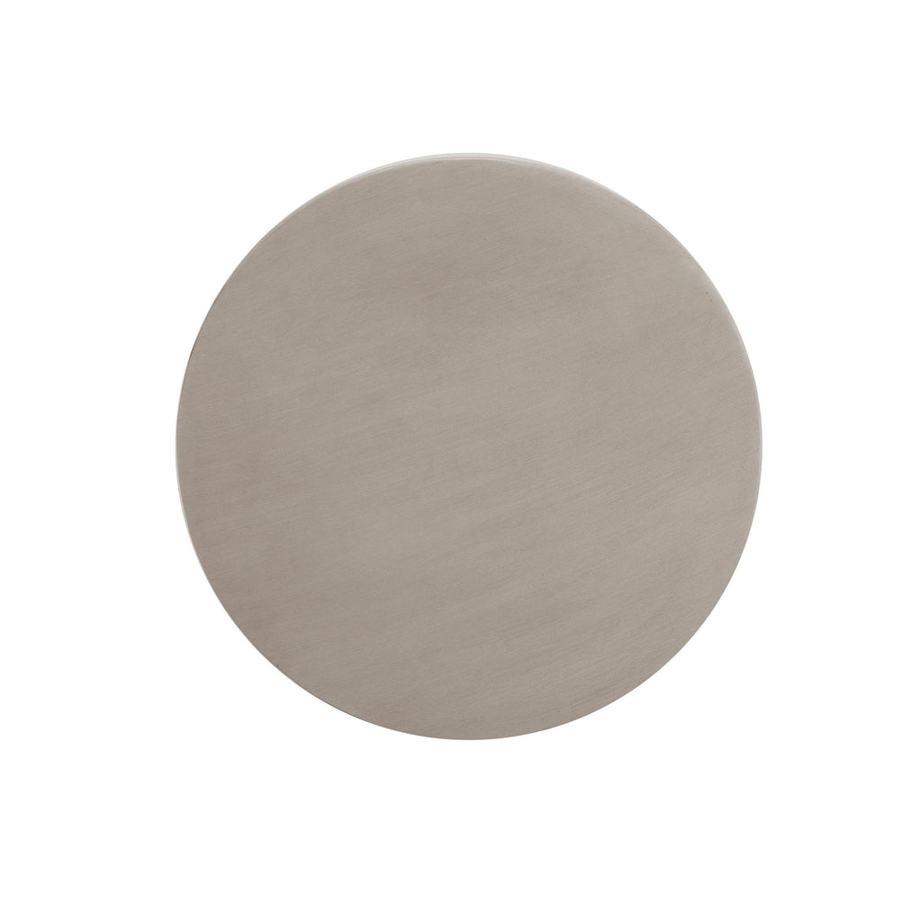 Modern Light Grey Concrete Round Side Table.
