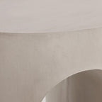 Modern Light Grey Concrete Round Side Table.