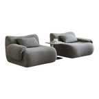 Sofa in a Box, Memory Foam 2-Seater Couch, Modern Compression Sofa with Deep Seat, No Assembly Required, Couch for Living Room Bedroom Apartment, Light Grey