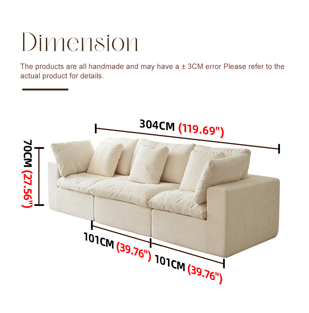 Modular Sectional Sofa, Compressed Sectional Sofa Modern Minimalist Style Final Couch, Sleeper Sofa for Living Room, Comfy Compressed Sofa Couch Space-Efficient Design