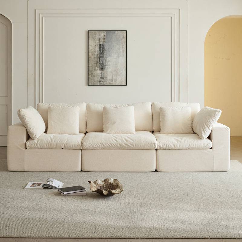 Modular Sectional Sofa, Compressed Sectional Sofa Modern Minimalist Style Final Couch, Sleeper Sofa for Living Room, Comfy Compressed Sofa Couch Space-Efficient Design