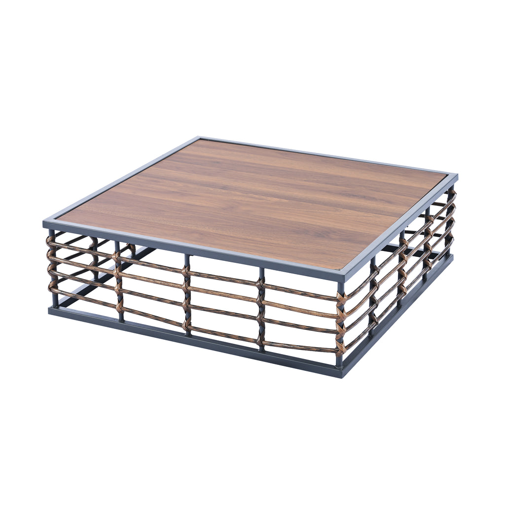 TOPMAX Modern Minimalist 7-Piece Metal Patio Sectional Sofa Set, All-Weather Garden Conversational Furniture Set with Thick Cushions and Coffee Table for Indoor Outdoor, Gray - Groovy Boardz