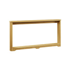 70.1'corrugated texture storage table for entranceways, narrow wooden console sofa table, can be placed behind the sofa, suitable for entranceways, corridors, and front door.Natura.70.1'L*8.7'W*35.5'H