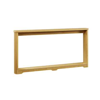 70.1'corrugated texture storage table for entranceways, narrow wooden console sofa table, can be placed behind the sofa, suitable for entranceways, corridors, and front door.Natura.70.1'L*8.7'W*35.5'H