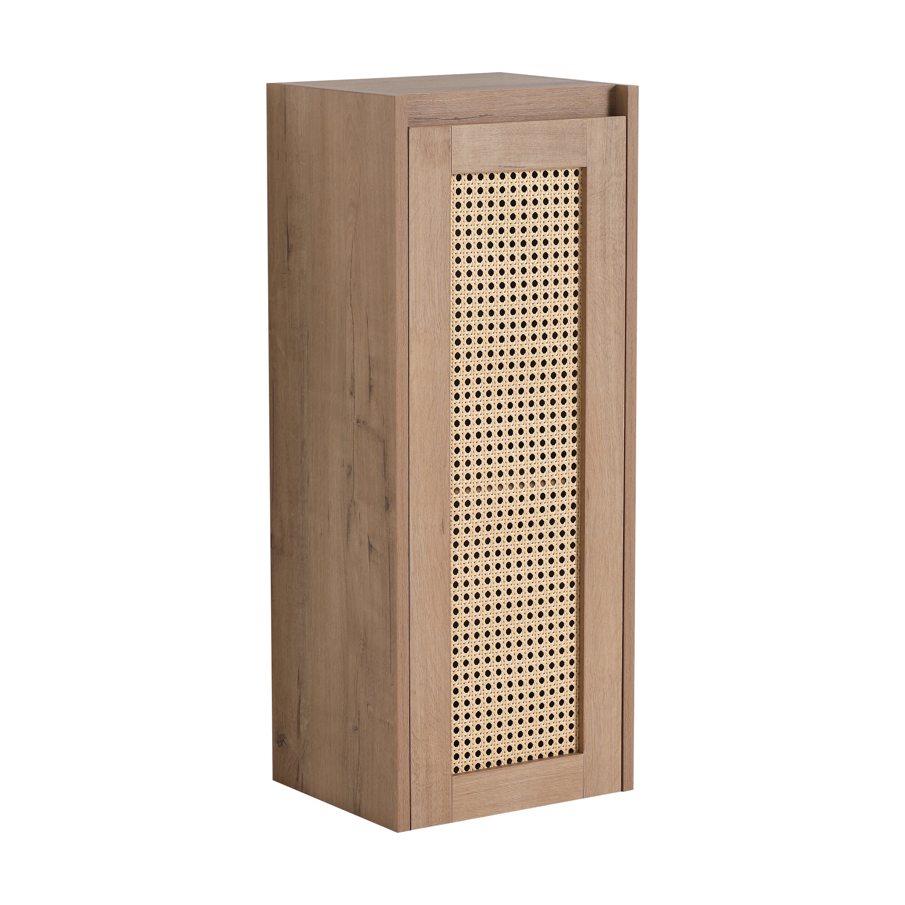 30 inch Wall-Mounted Bathroom Vanity with Resin Sink and Side Cabinet,Soft Close Drawer (KD-Packing), 09430IMO-30M-SC00112-SC00512 Combination Cabinet