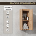 30 inch Wall-Mounted Bathroom Vanity with Resin Sink and Side Cabinet,Soft Close Drawer (KD-Packing), 09430IMO-30M-SC00112-SC00512 Combination Cabinet