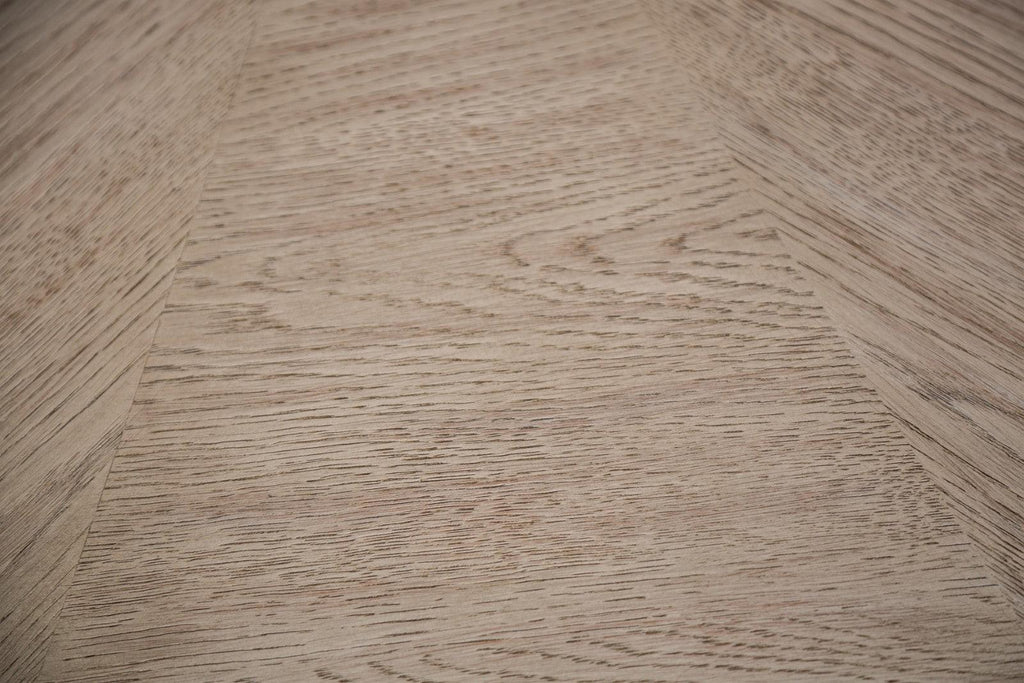Modern Oak Finish Coffee Table with Storage and Casters.