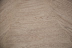Modern Oak Finish Coffee Table with Storage and Casters.