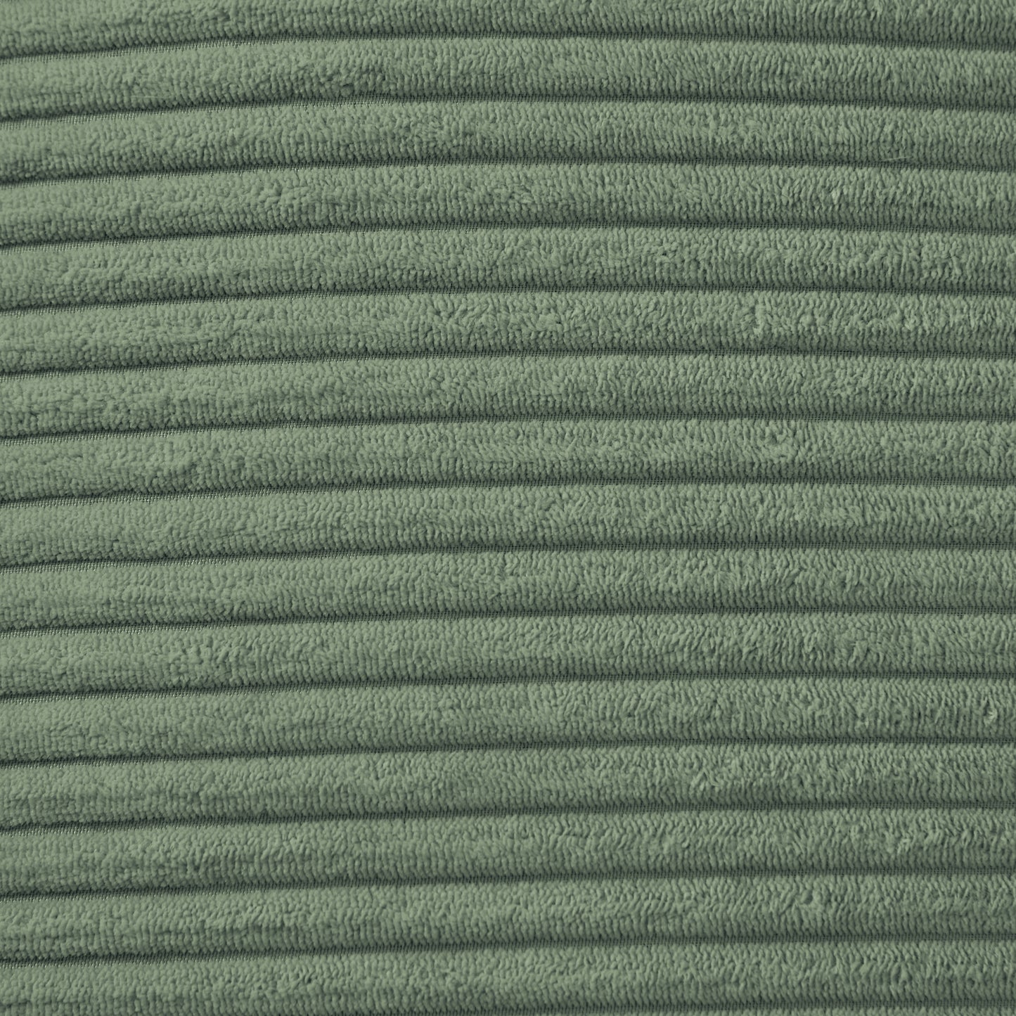 Modern corduroy modular section sofa, U-shaped convertible L-shaped sofa set with pillow, oversized sectional sofa with footstool, suitable for living room, attic, apartment, Olive Green 6 seat