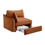 Sofa LSF Velvet-Orange